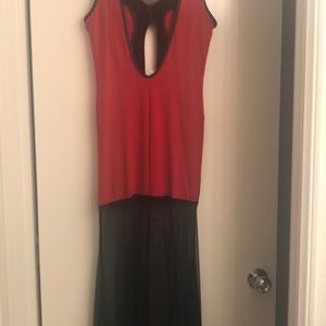 Black and red Party dress